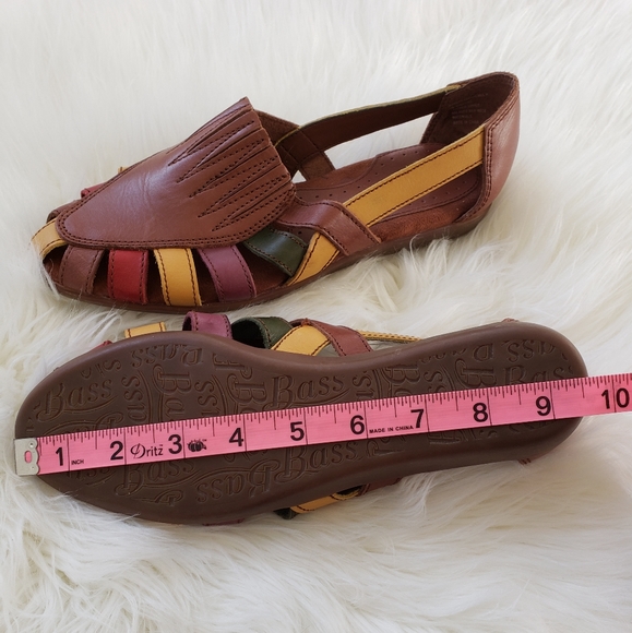 Bass Eirween Congac Multi Colored Loafer Sandals - Picture 7 of 7